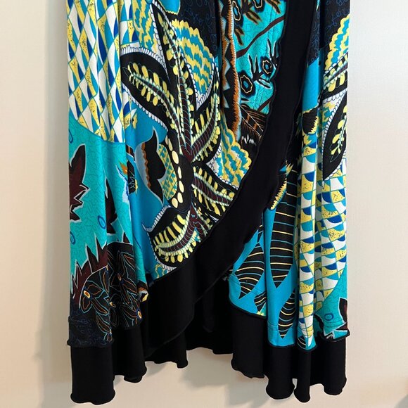 Stretchy Fold-over Maxi Skirt - Picture 2 of 2